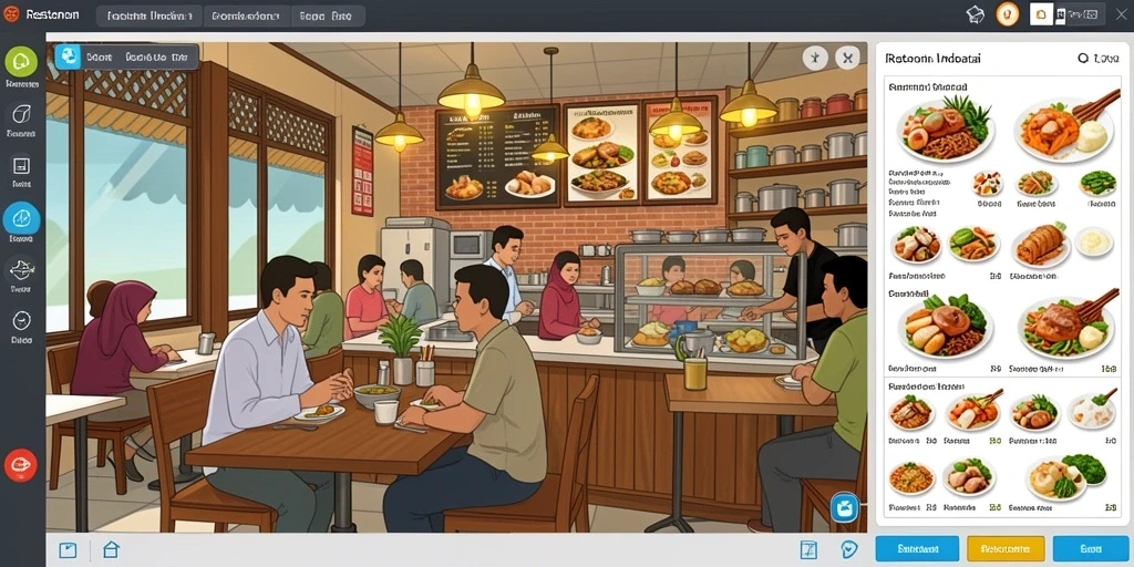 Tampilan antarmuka yang user-friendly.