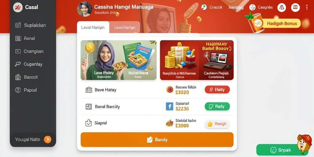Tampilan antarmuka utama KAKRP yang menarik.