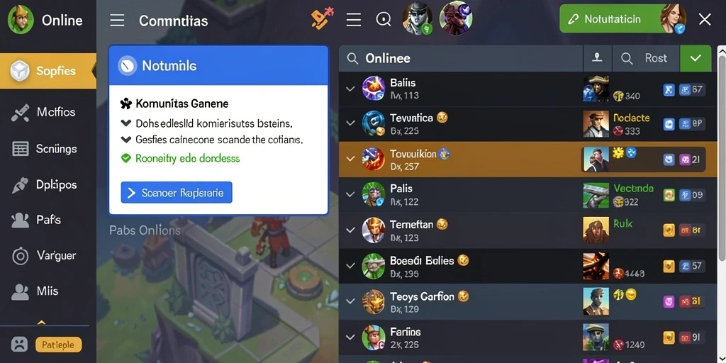 Tampilan awal yang menarik dan intuitif.