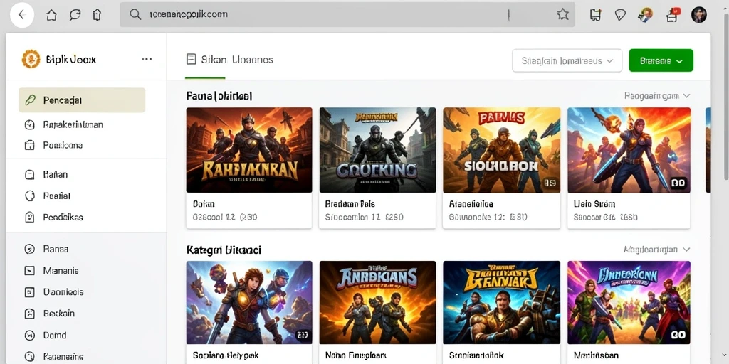 Screenshot memperlihatkan antarmuka pengguna yang intuitif.
