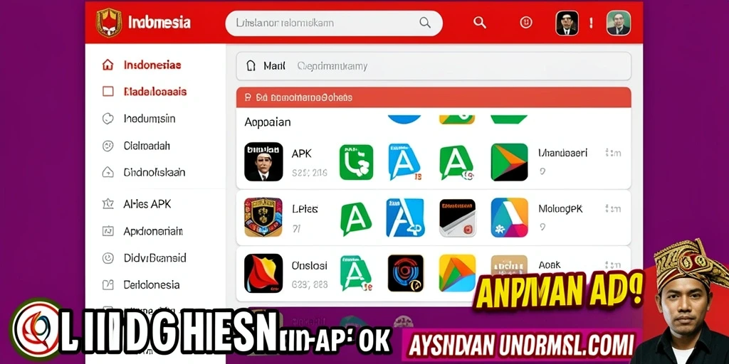 Tampilan awal yang menarik dan mudah dinavigasi.