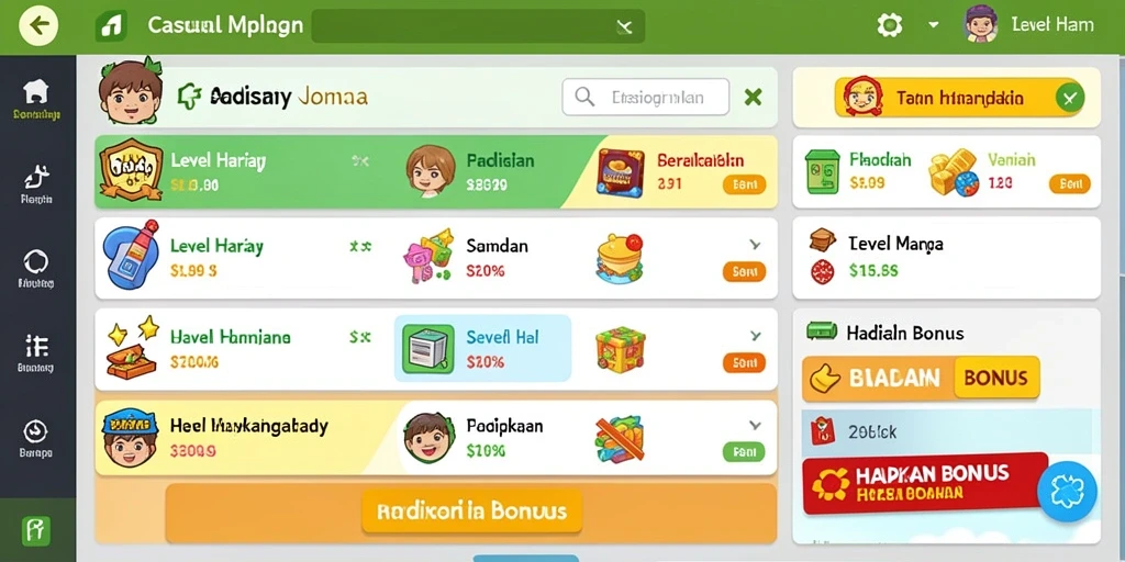 Tampilan antarmuka aplikasi SULEBET yang menarik dan user-friendly.